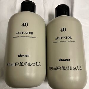 Set of 2 brand new Davines activator 40 volume
